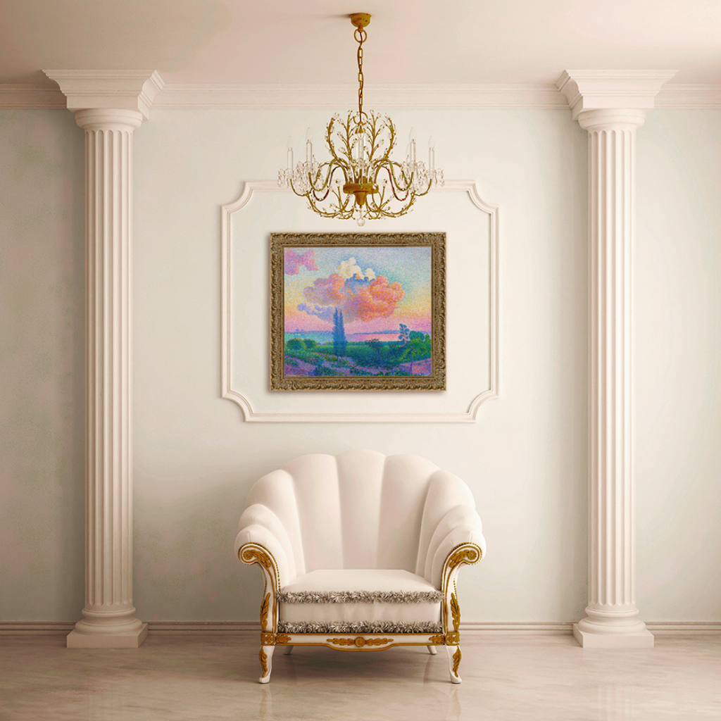 Henri-Edmond Cross - The Pink Cloud (c.1896)