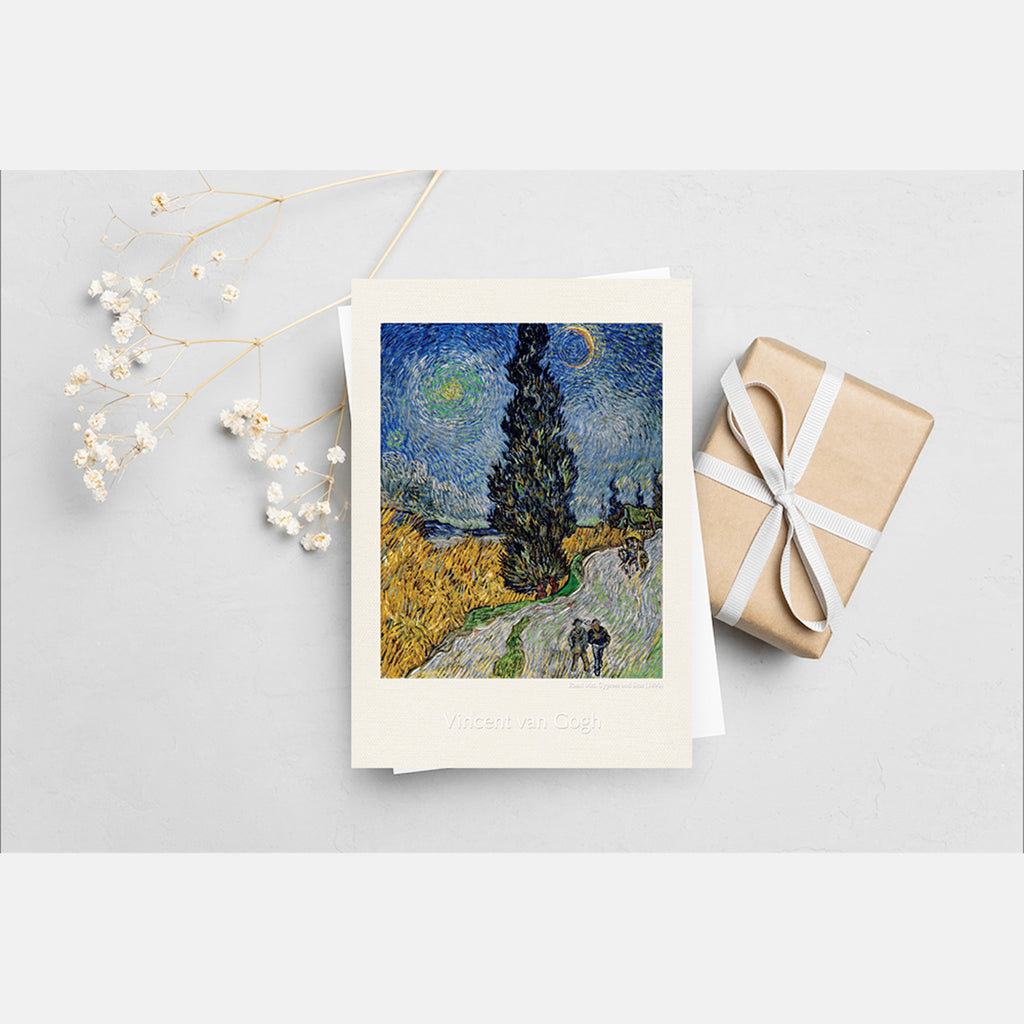 [PC] Vincent van Gogh - Road with Cypress and Star (1890)