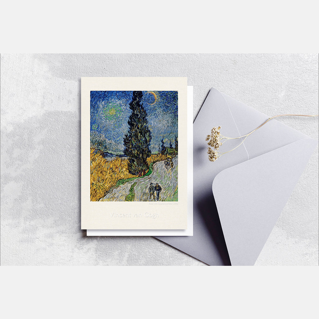 [PC] Vincent van Gogh - Road with Cypress and Star (1890)