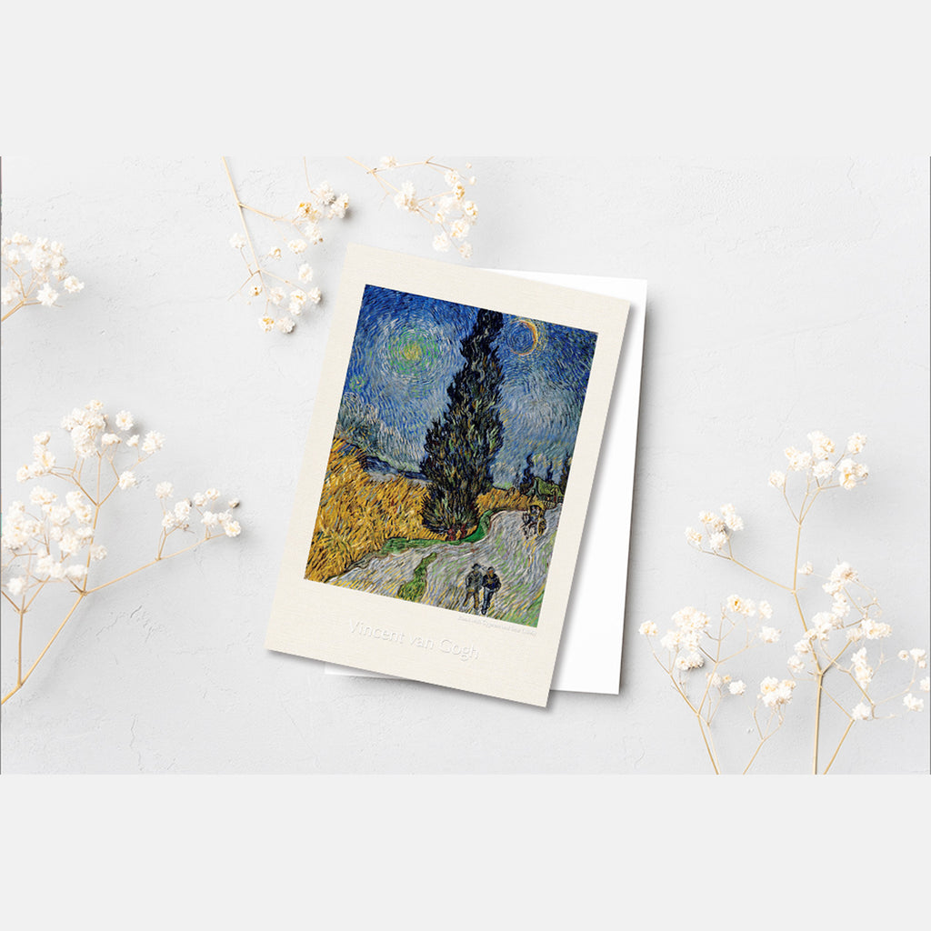 [PC] Vincent van Gogh - Road with Cypress and Star (1890)