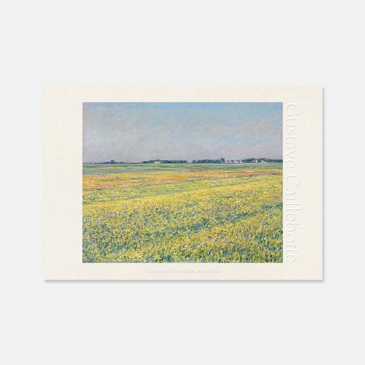 [PC] Gustave Caillebotte - The plain of Gennevillers, yellow fields (1884)
