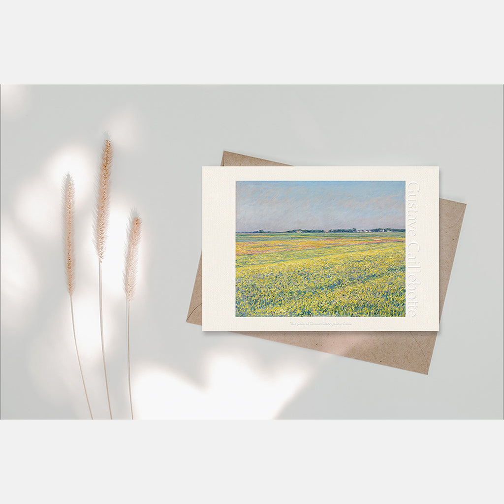 [PC] Gustave Caillebotte - The plain of Gennevillers, yellow fields (1884)