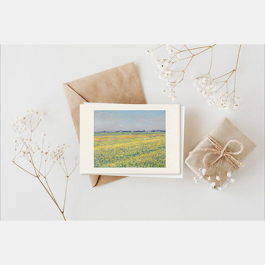 [PC] Gustave Caillebotte - The plain of Gennevillers, yellow fields (1884)