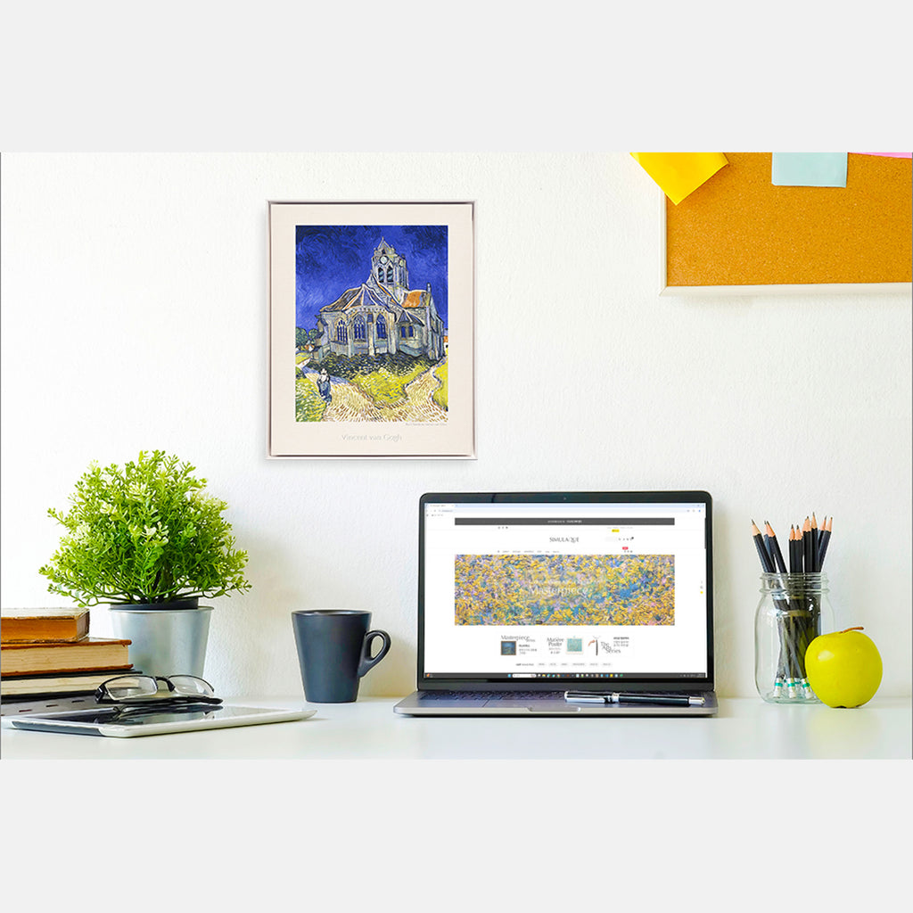 [PT] Vincent van Gogh - The Church in Auvers-sur-Oise (1890)