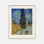 [PT] Vincent van Gogh - Road with Cypress and Star (1890)