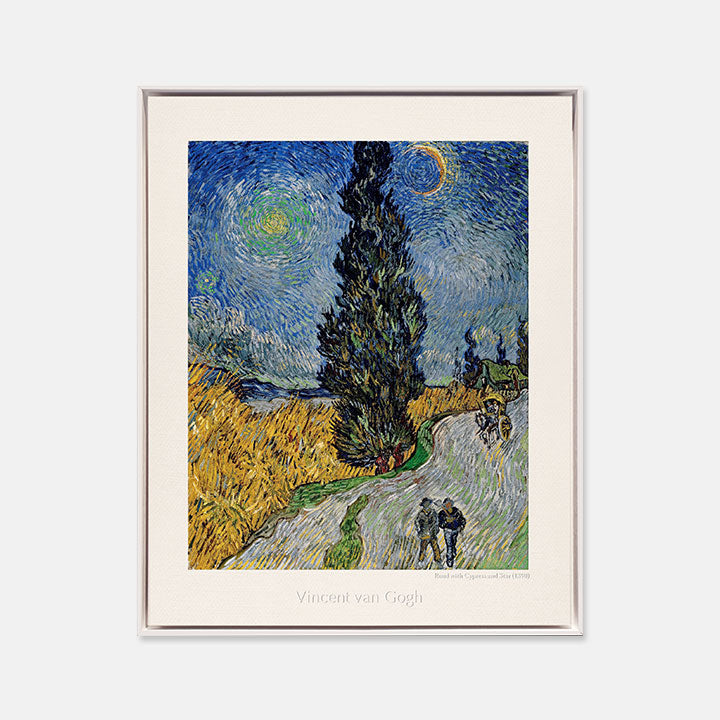 [PT] Vincent van Gogh - Road with Cypress and Star (1890)