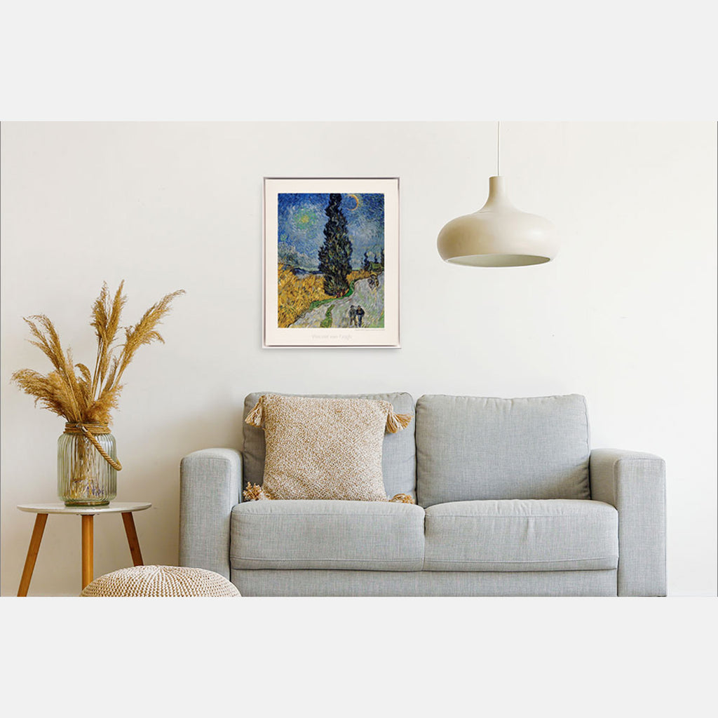 [PT] Vincent van Gogh - Road with Cypress and Star (1890)