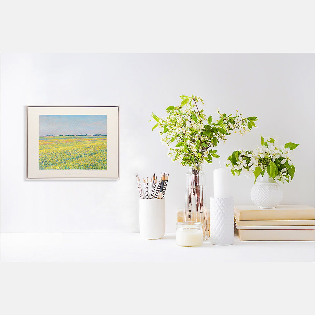 [PT] Gustave Caillebotte - The plain of Gennevillers, yellow fields (1884)