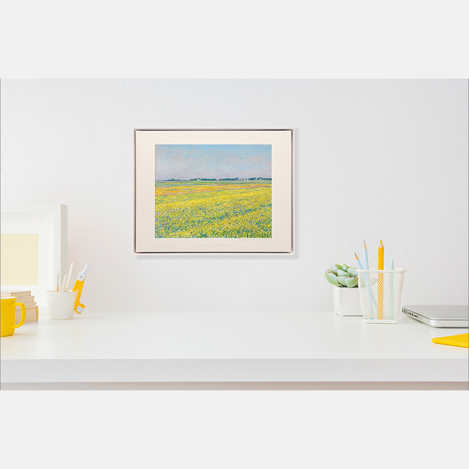 [PT] Gustave Caillebotte - The plain of Gennevillers, yellow fields (1884)